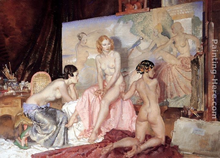 Sir William Russell Flint Models For Olympians